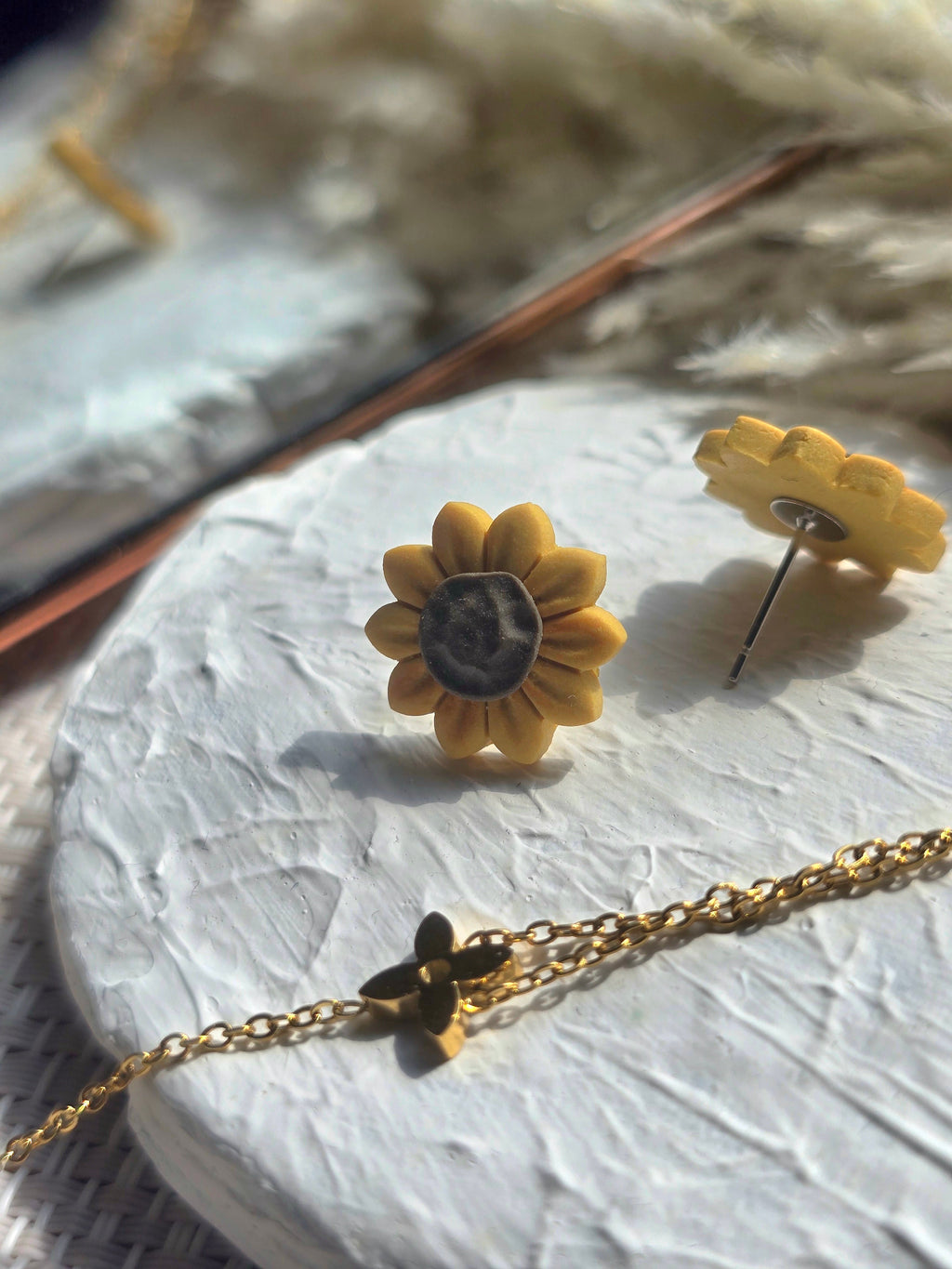 Sunflower Stud Earrings