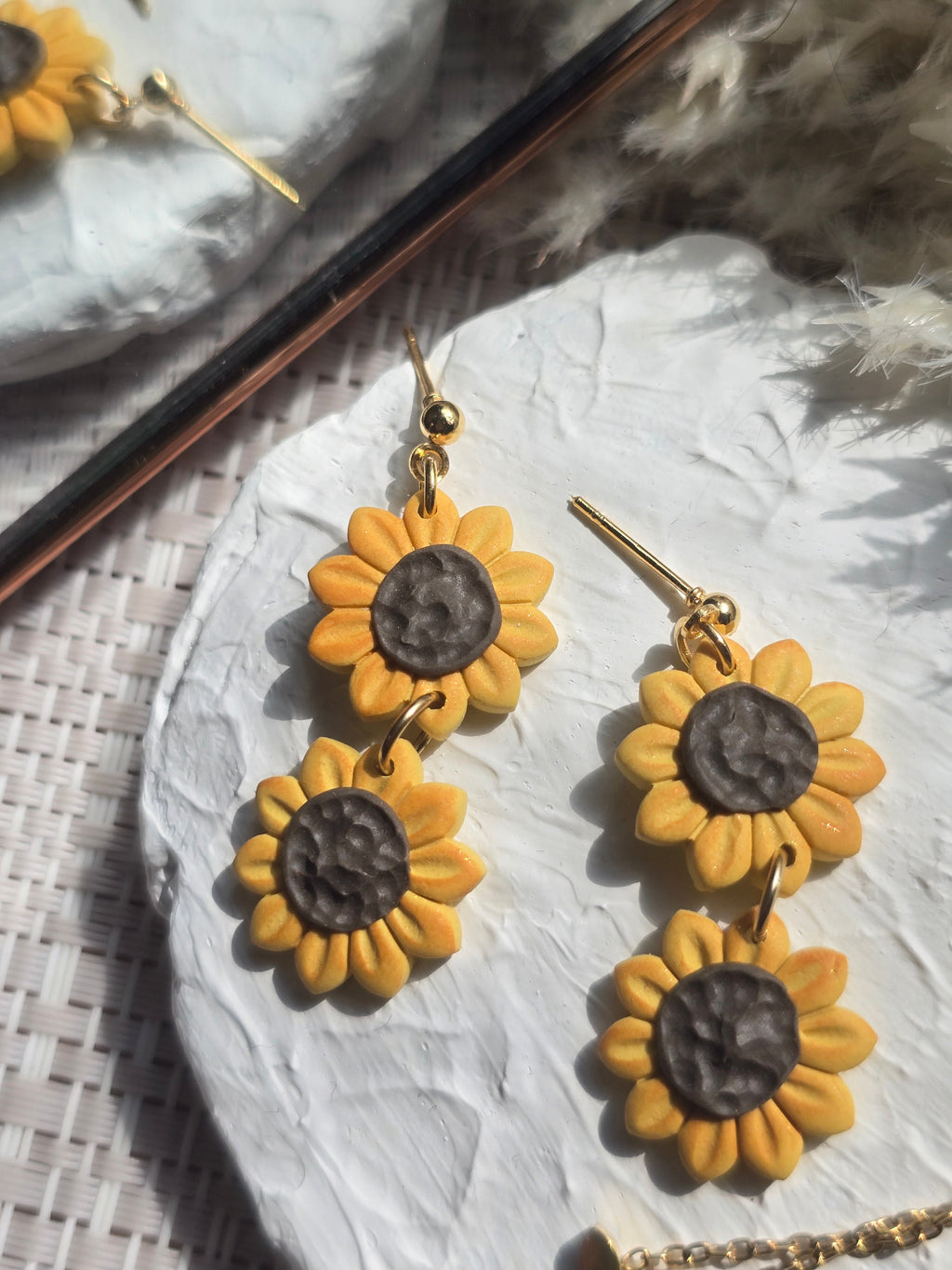 Sunflower Dangles Earrings