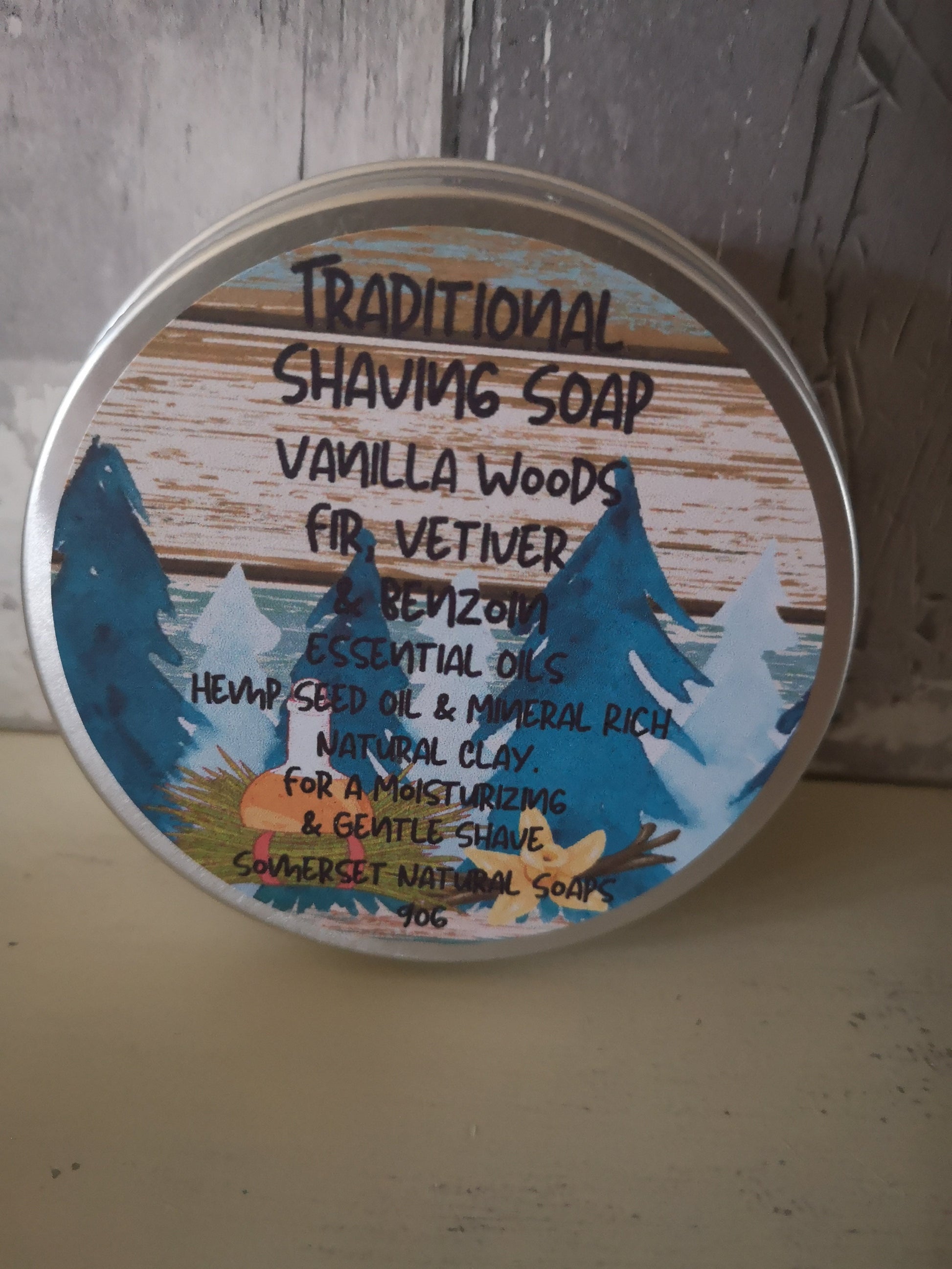 Traditional Shaving Soap Vanilla Woods
