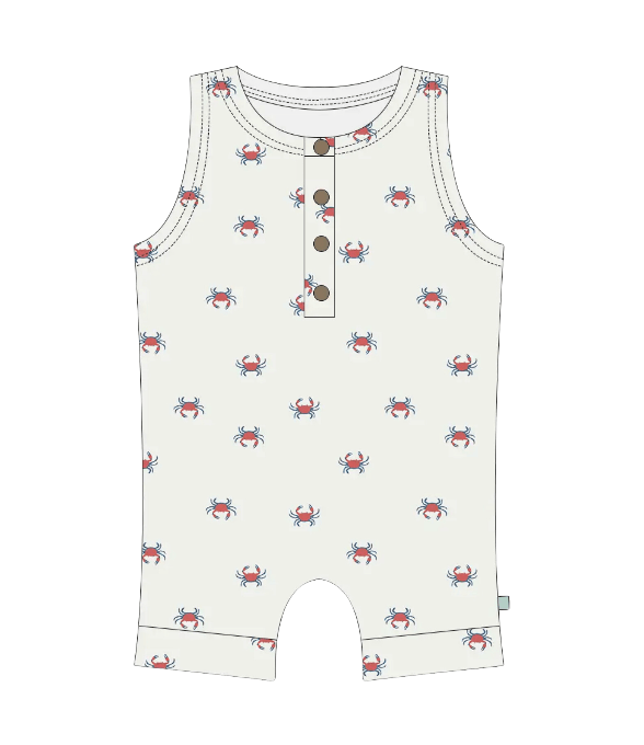 Tank Romper in Crab