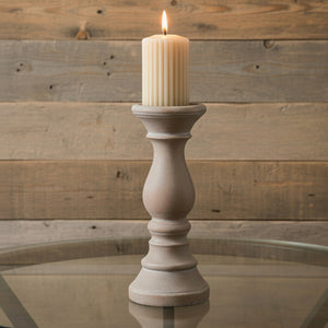 Brown Column Candle Holder Brix and Bailey