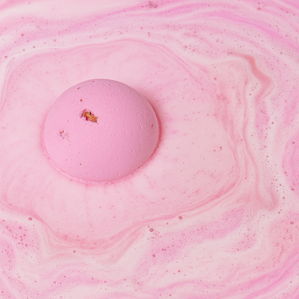 Rose Bath Bomb You Are Loved Self Love Soak