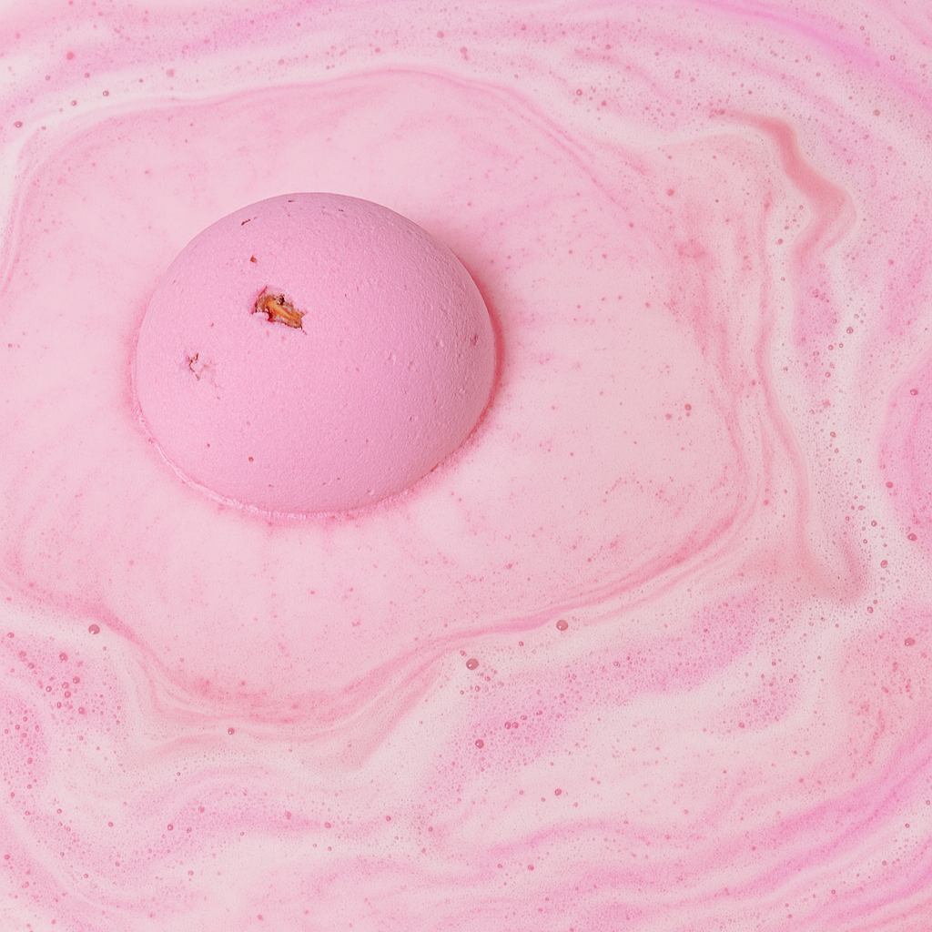 You Are Loved Rose Bath Bomb Vintage Floral