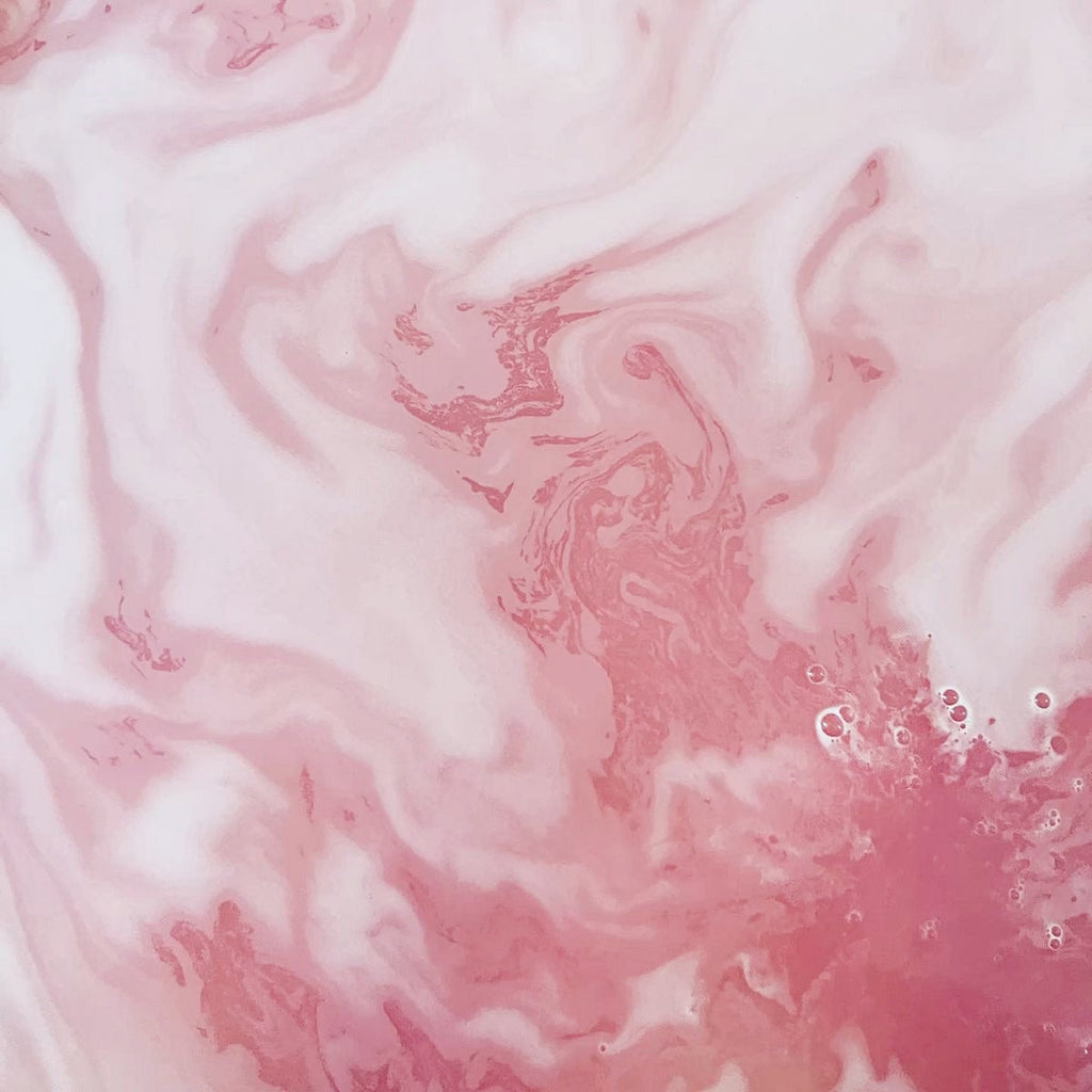 Pink Christmas Cracker Bath Bomb Gift Set of 4 Floral Scent