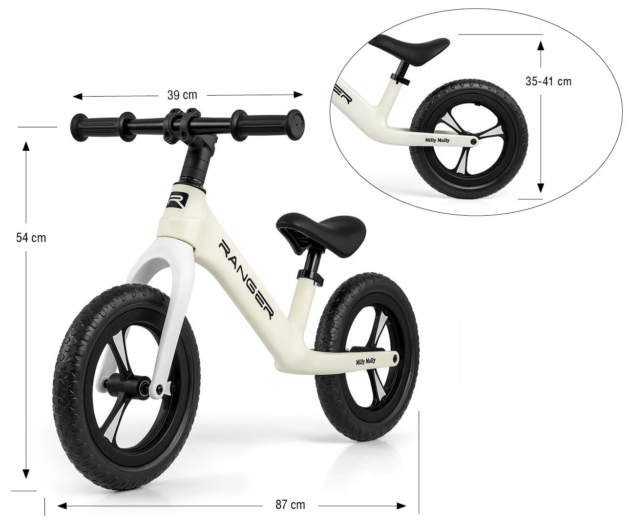Unleash Adventure with the Milly Mally Ranger Balance Bike by Milly Mally at www.brixbailey.com