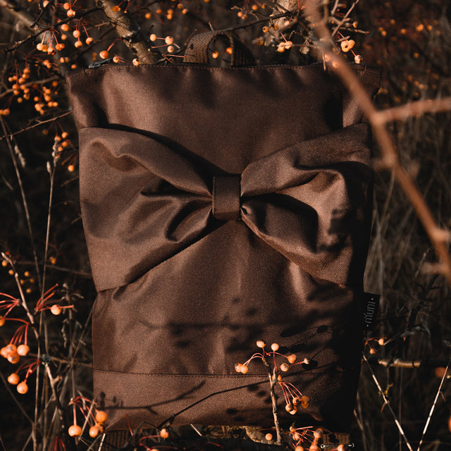 Waterproof Backpack - Brown Bow