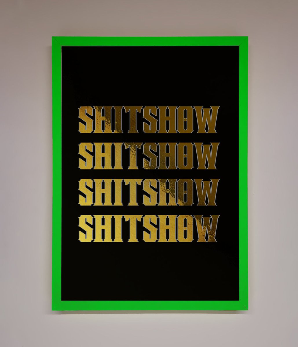 Rude Quote Foil Print