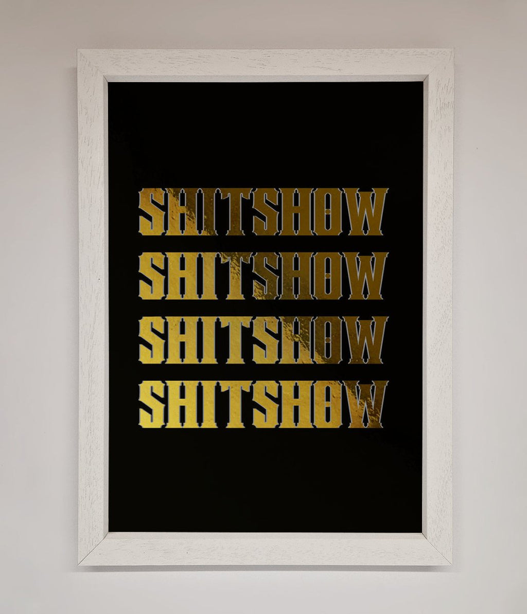 Rude Quote Foil Print