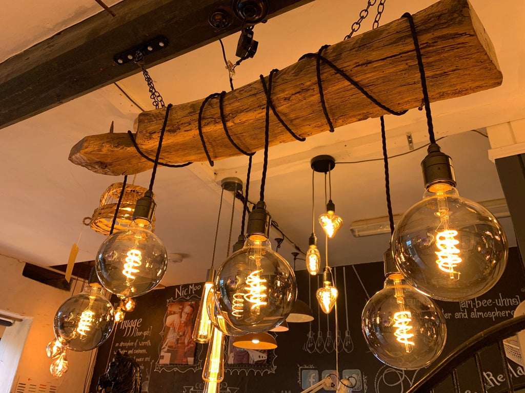Rustic Ancient Oak Wrap Around Chandelier