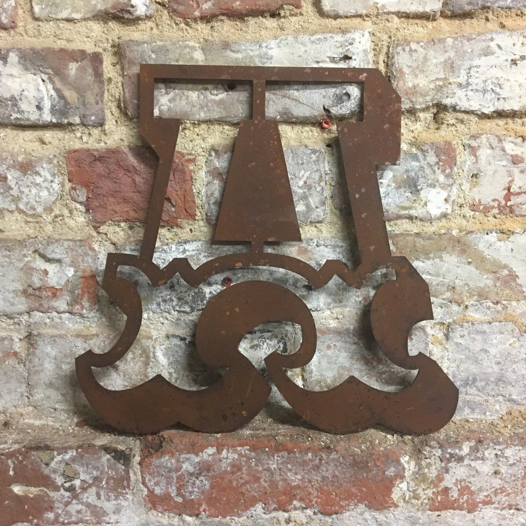 Rusty 12" Carnival Metal Letters A-Z