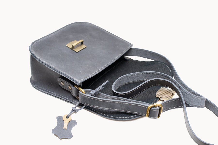 Classic Cut Saddle Bag – Vintage Charm Meets Modern Style by Zelma Kraft at brixbailey.com