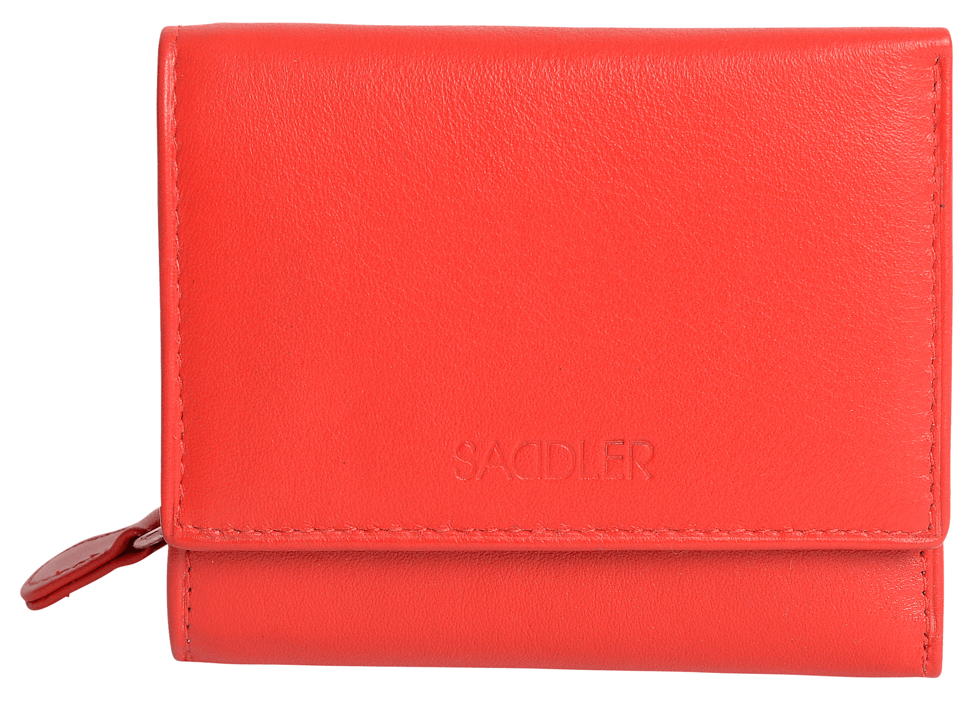Handmade Leather Compact Trifold Purse with RFID Protection