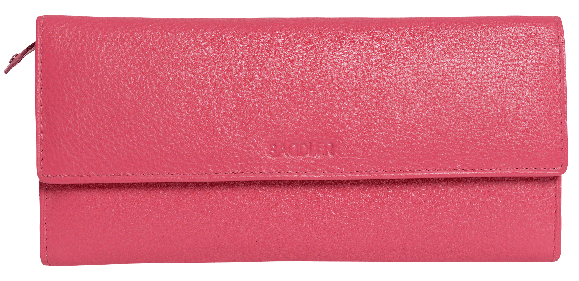 Claire Long Leather Trifold Purse with 18 Card Slots and RFID Protection