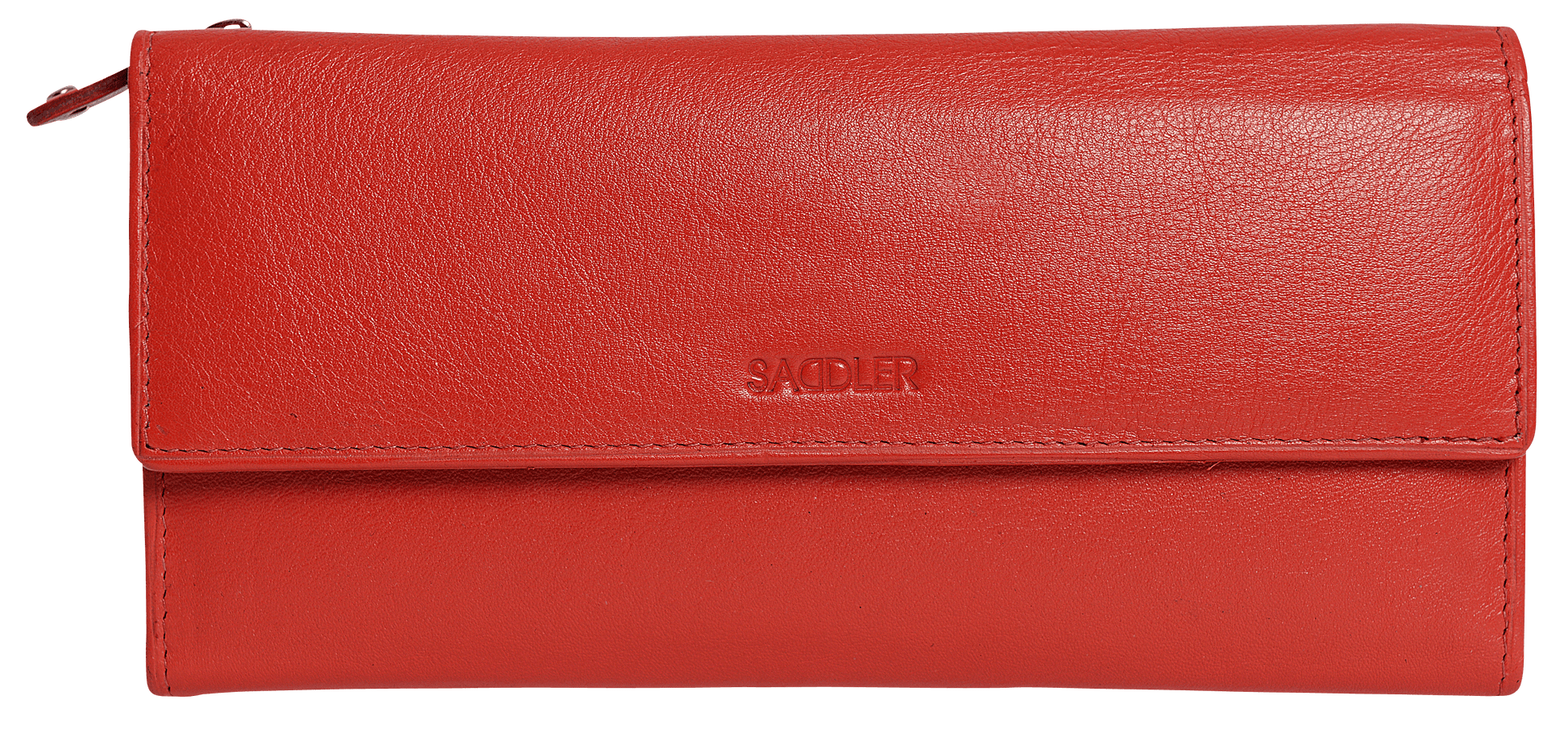 Claire Long Leather Trifold Purse with 18 Card Slots and RFID Protection