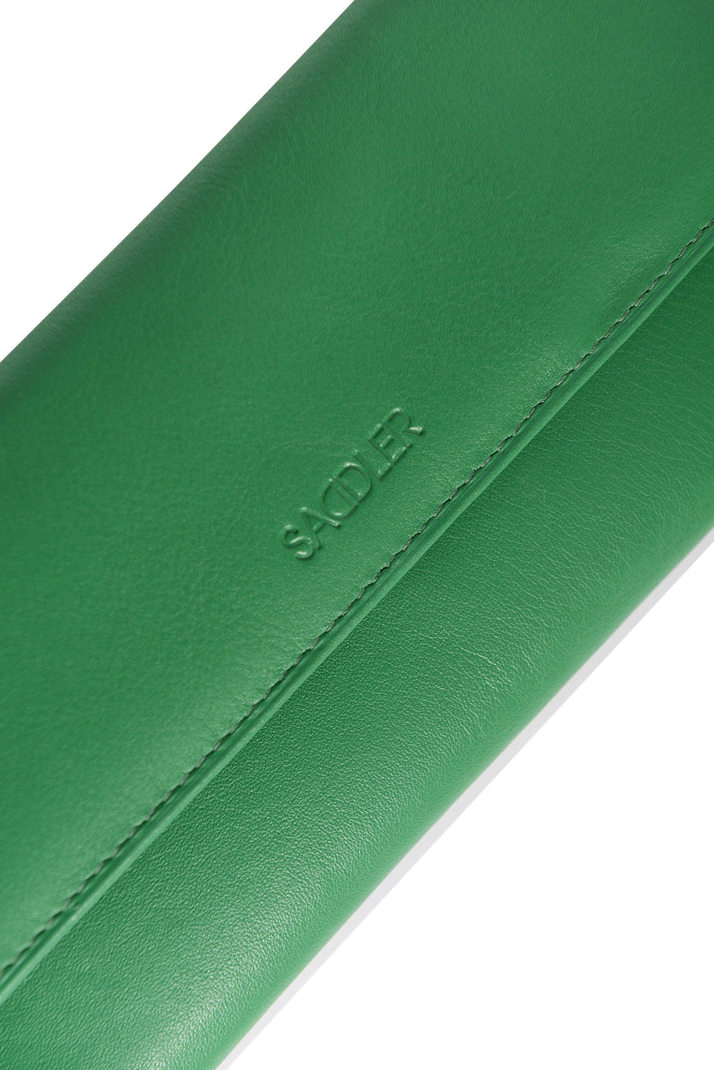 Claire Long Leather Trifold Purse with 18 Card Slots and RFID Protection