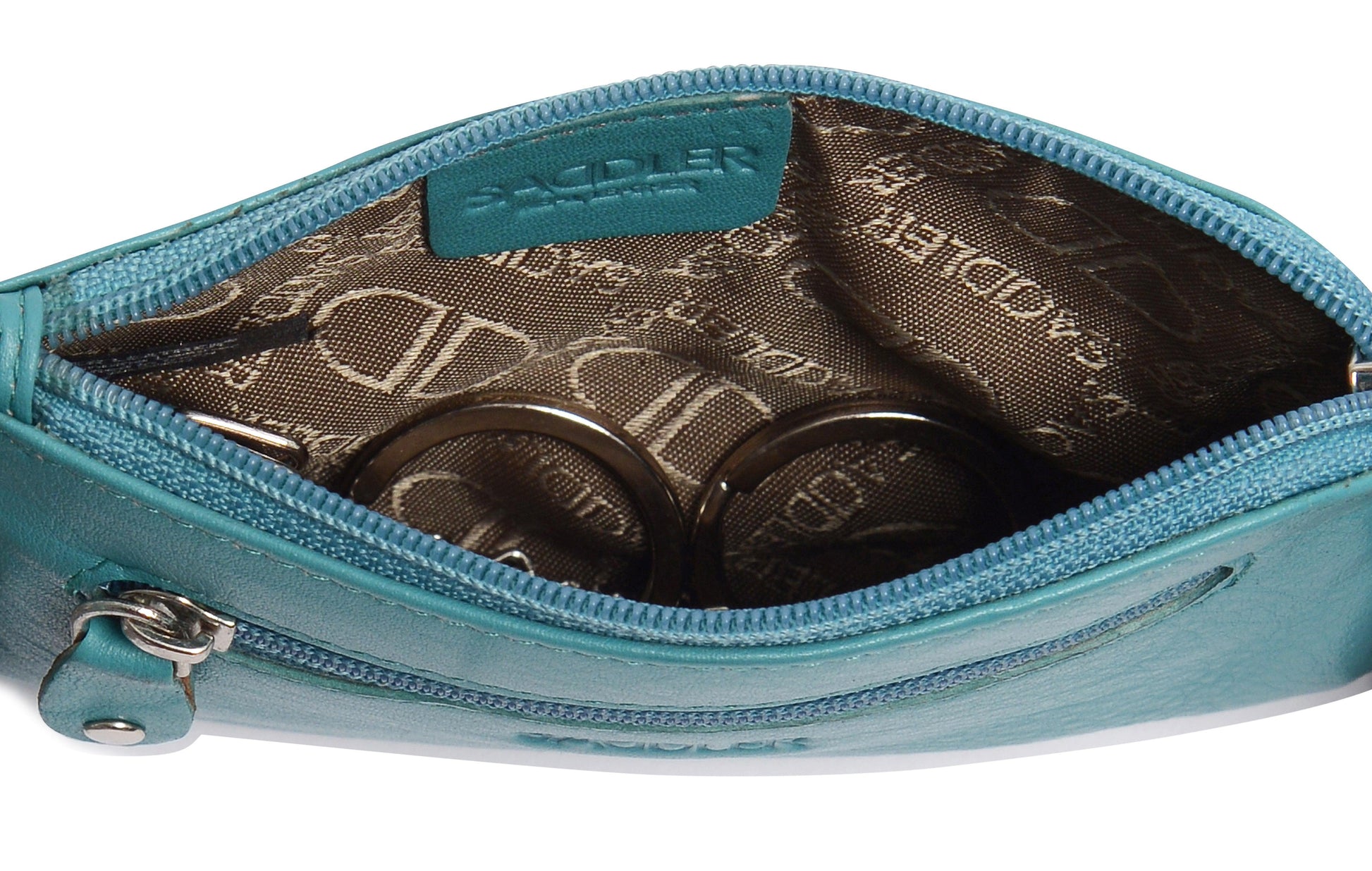 Compact Leather Coin and Card Purse Ellie Handmade RFID Protected