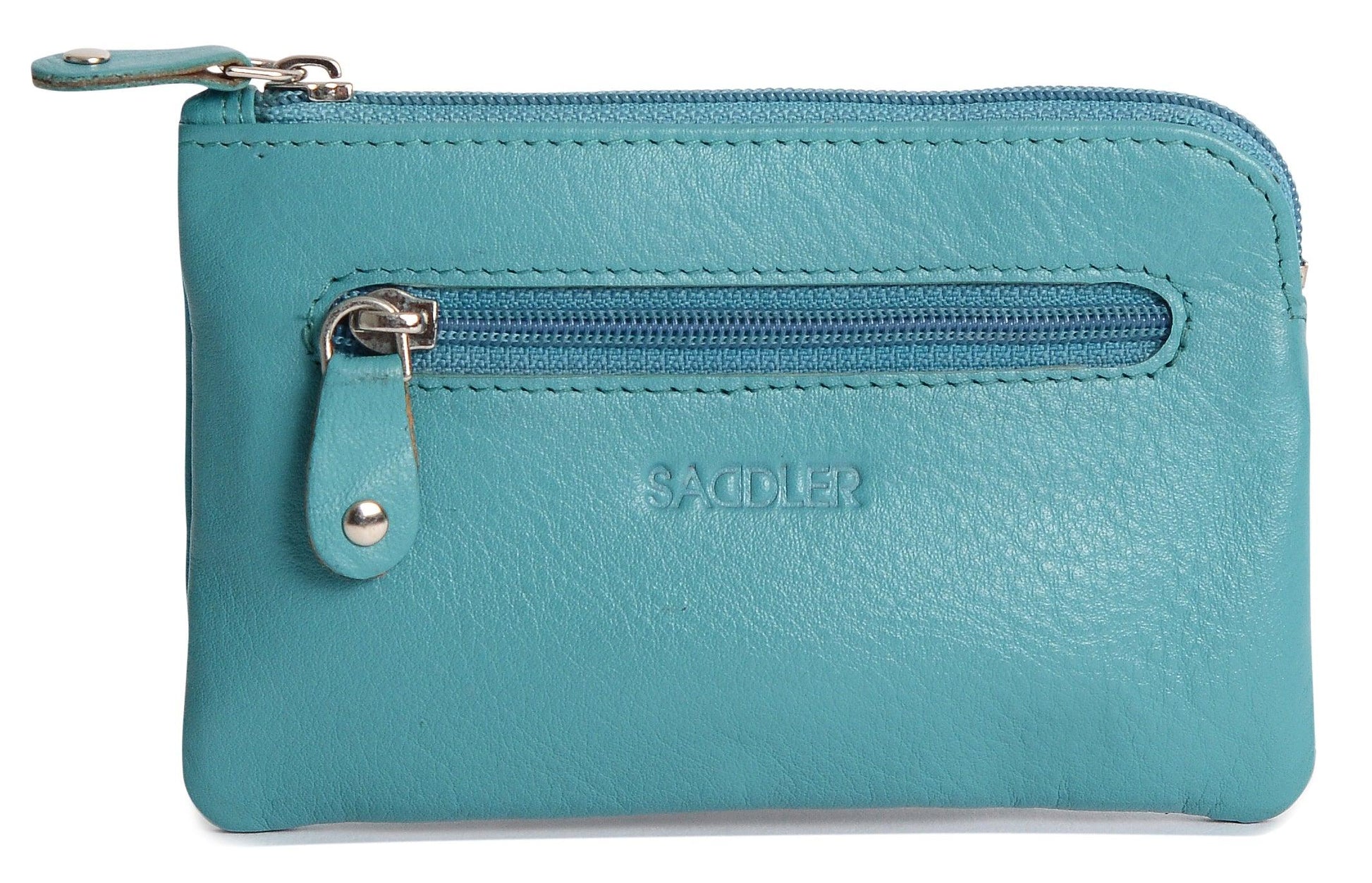 Compact Leather Coin and Card Purse Ellie Handmade RFID Protected