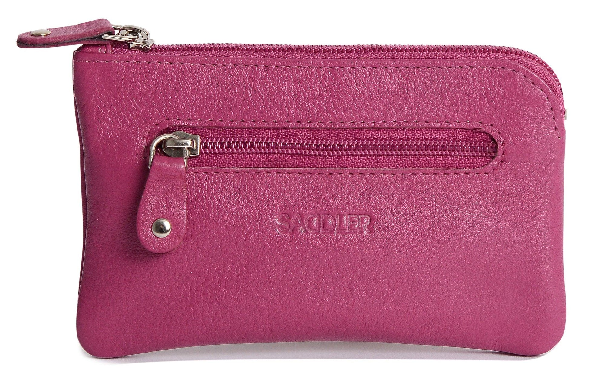 Compact Leather Coin and Card Purse Ellie Handmade RFID Protected