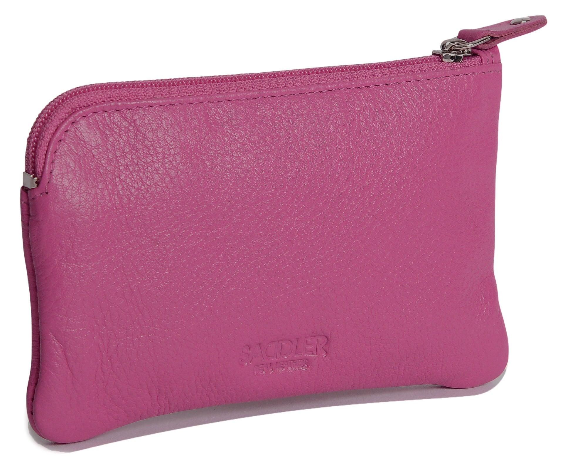 Compact Leather Coin and Card Purse Ellie Handmade RFID Protected