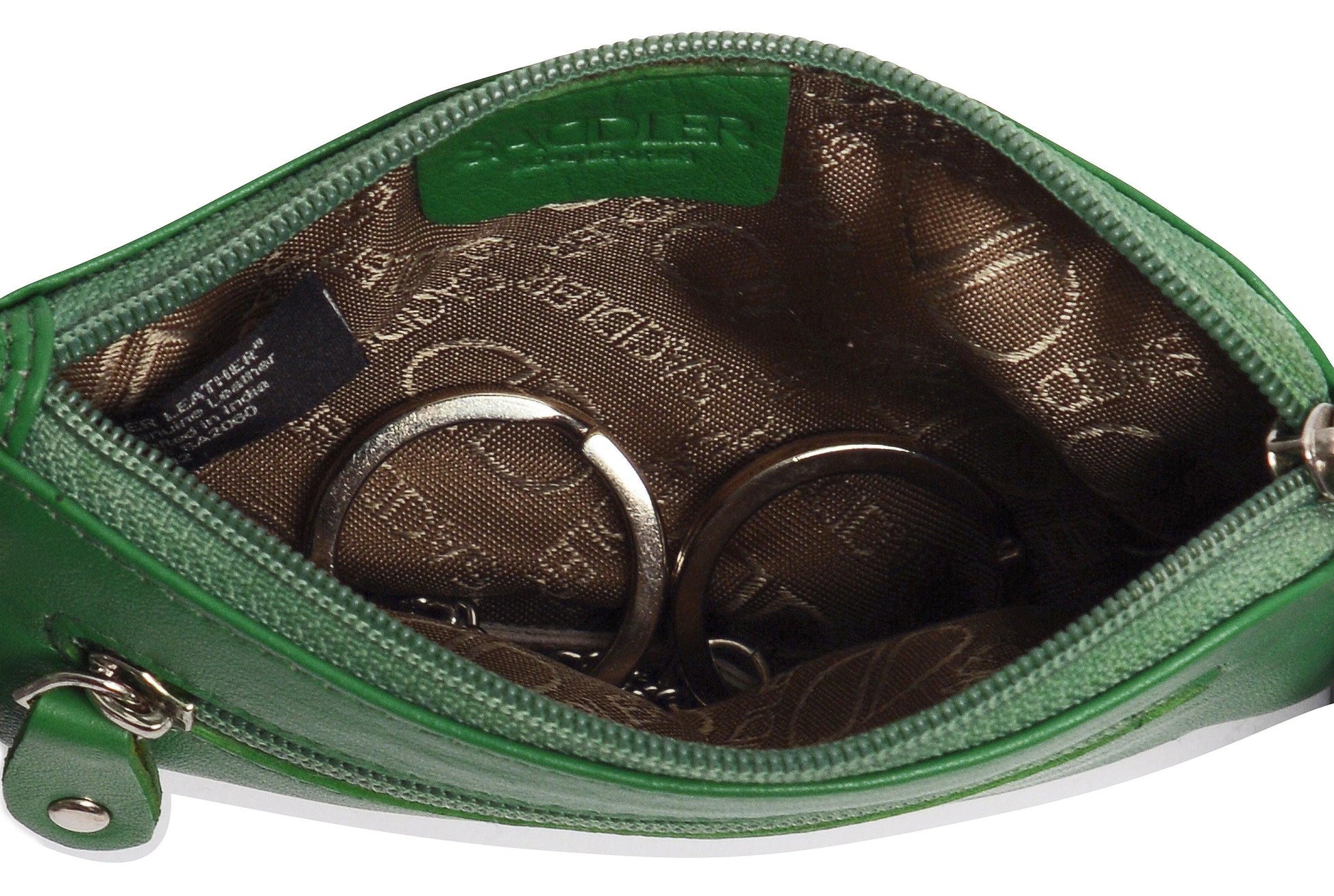 Compact Leather Coin and Card Purse Ellie Handmade RFID Protected