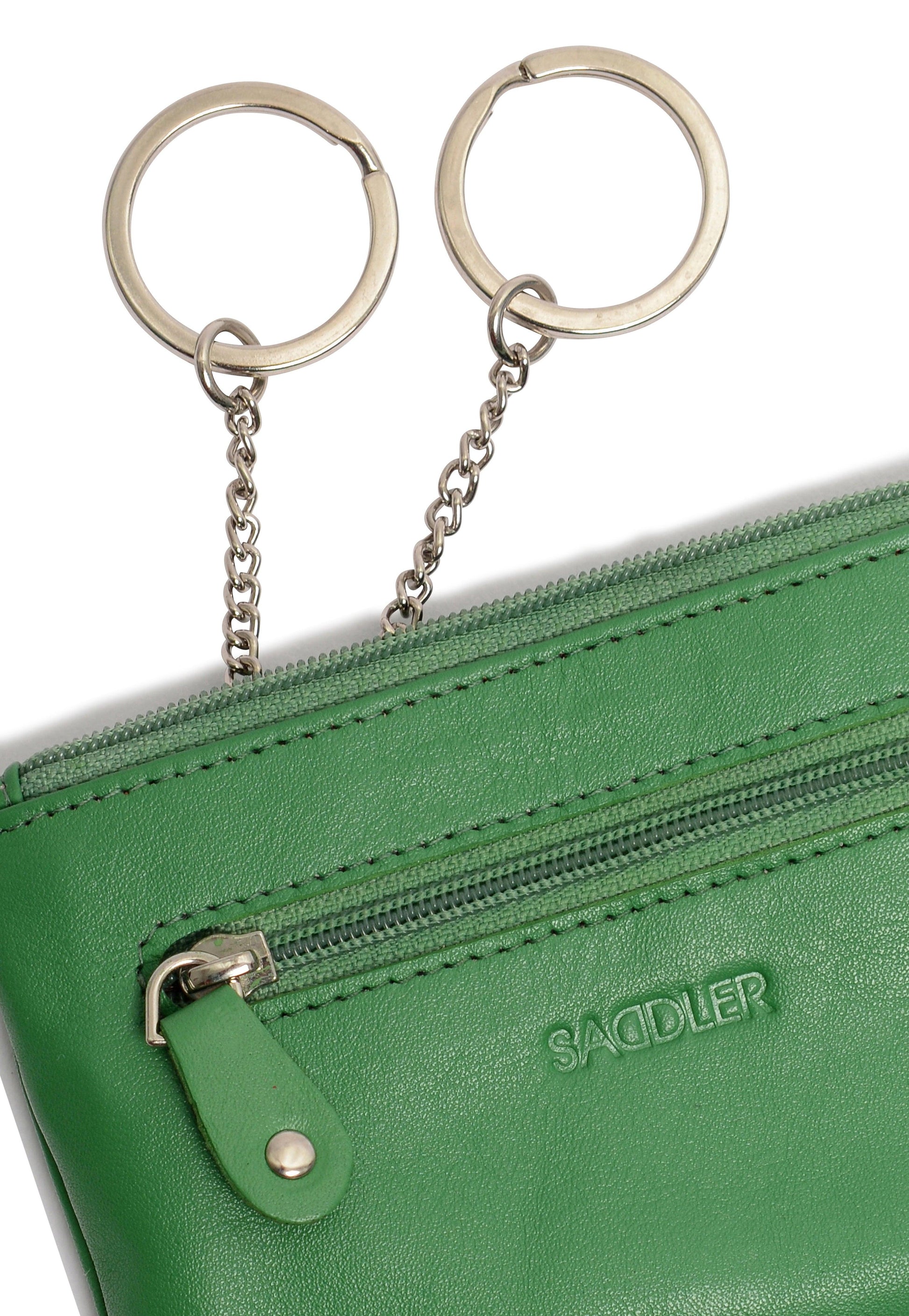 Compact Leather Coin and Card Purse Ellie Handmade RFID Protected