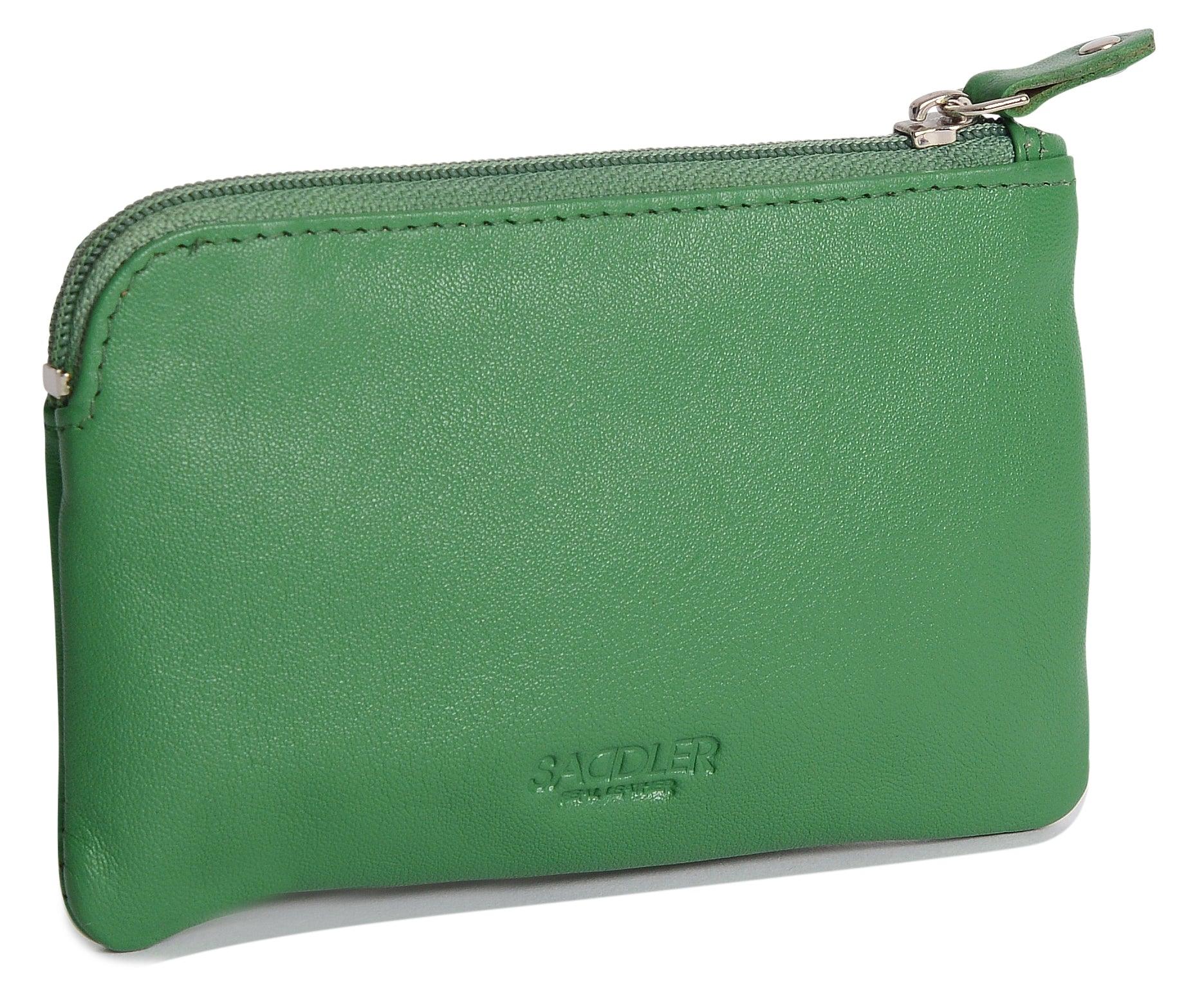 Compact Leather Coin and Card Purse Ellie Handmade RFID Protected