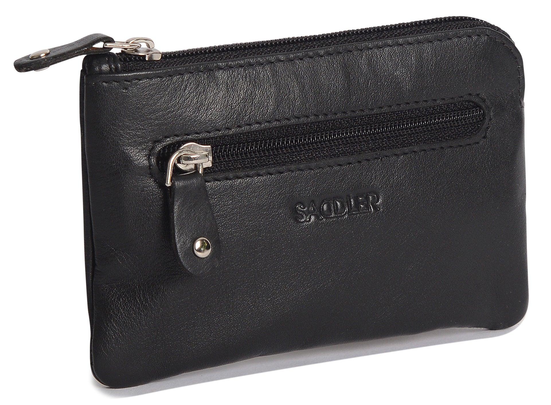 Compact Leather Coin and Card Purse Ellie Handmade RFID Protected