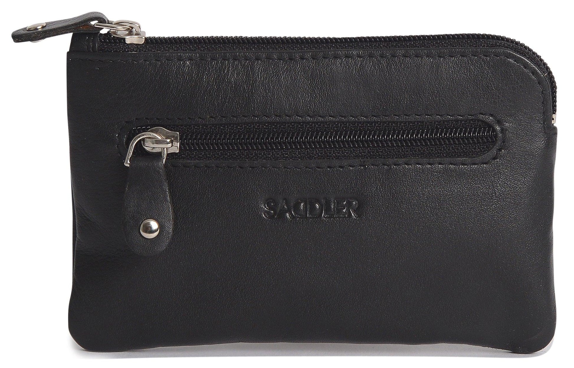 Compact Leather Coin and Card Purse Ellie Handmade RFID Protected