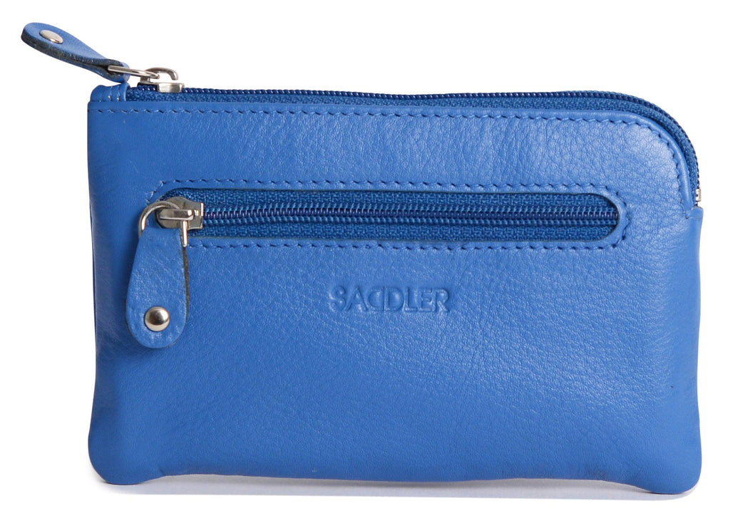 Compact Leather Coin and Card Purse Ellie Handmade RFID Protected