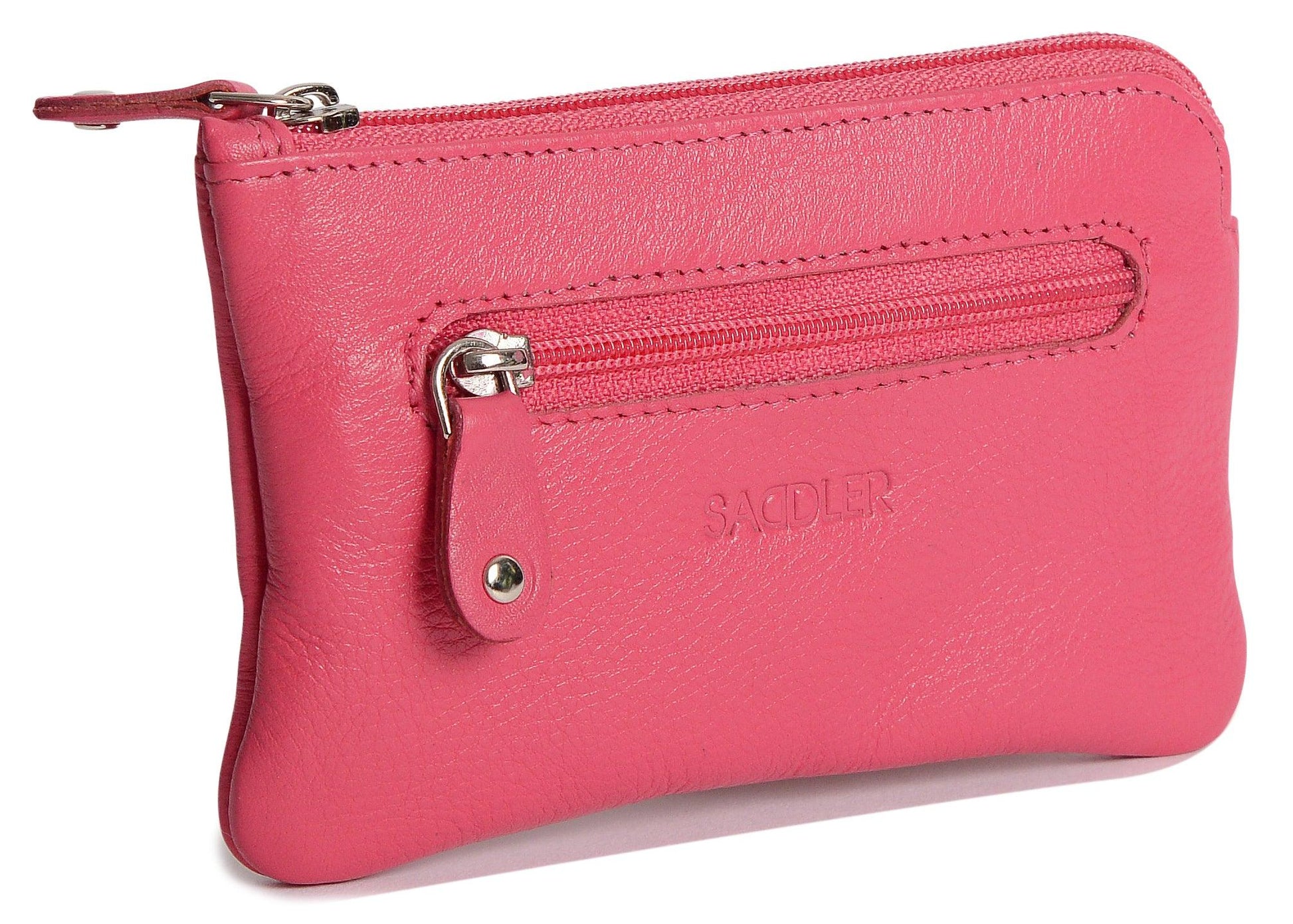 Compact Leather Coin and Card Purse Ellie Handmade RFID Protected