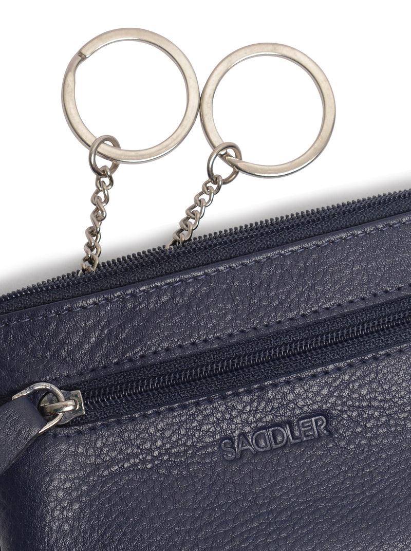 Compact Leather Coin and Card Purse Ellie Handmade RFID Protected