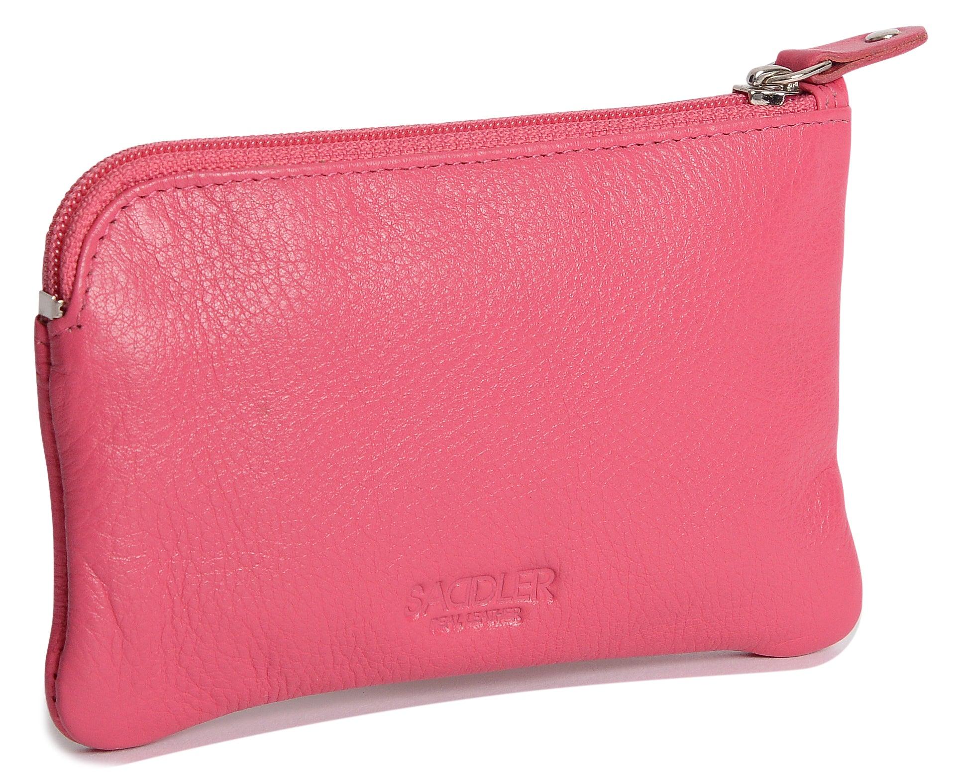 Compact Leather Coin and Card Purse Ellie Handmade RFID Protected