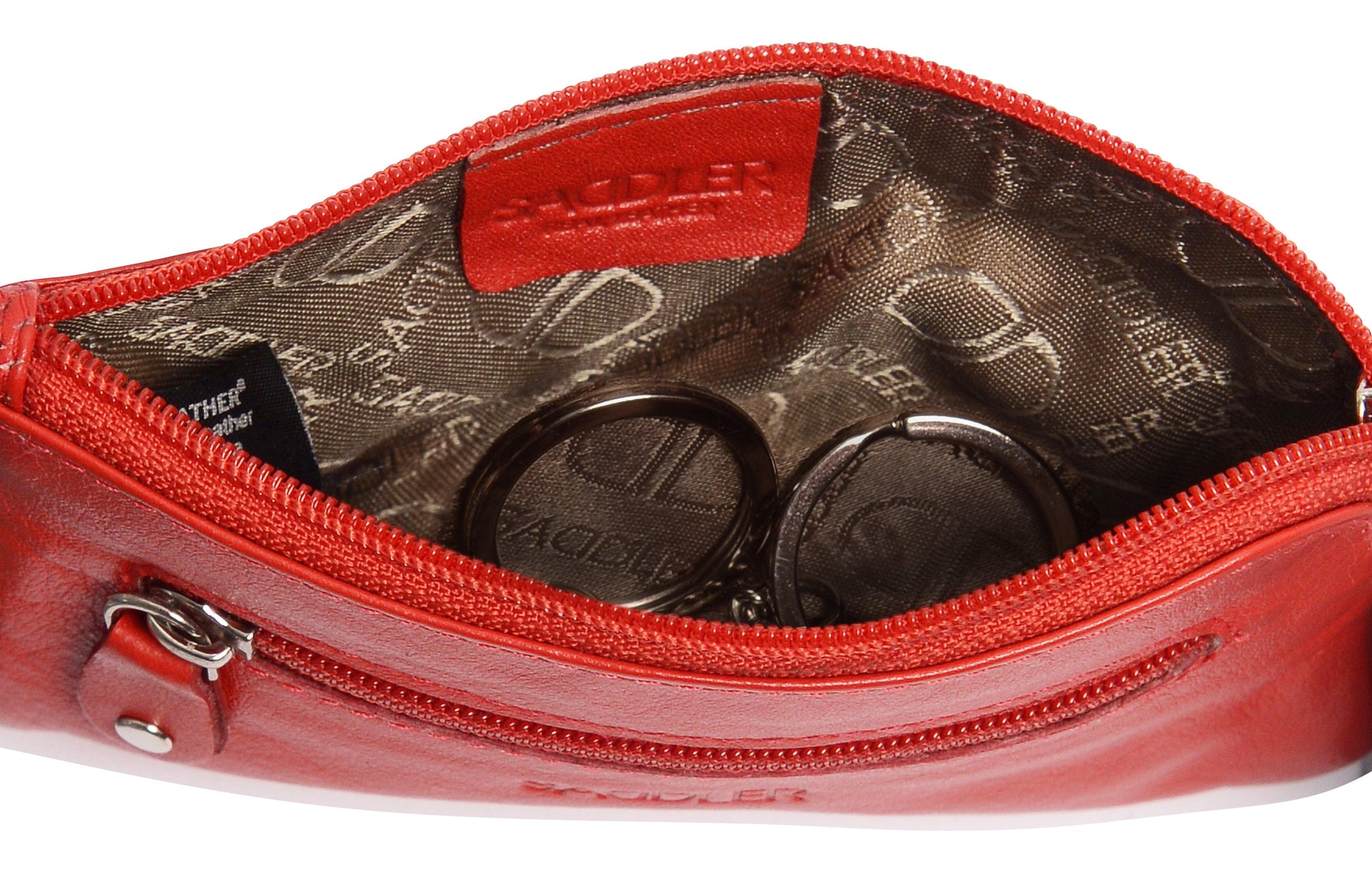 Compact Leather Coin and Card Purse Ellie Handmade RFID Protected