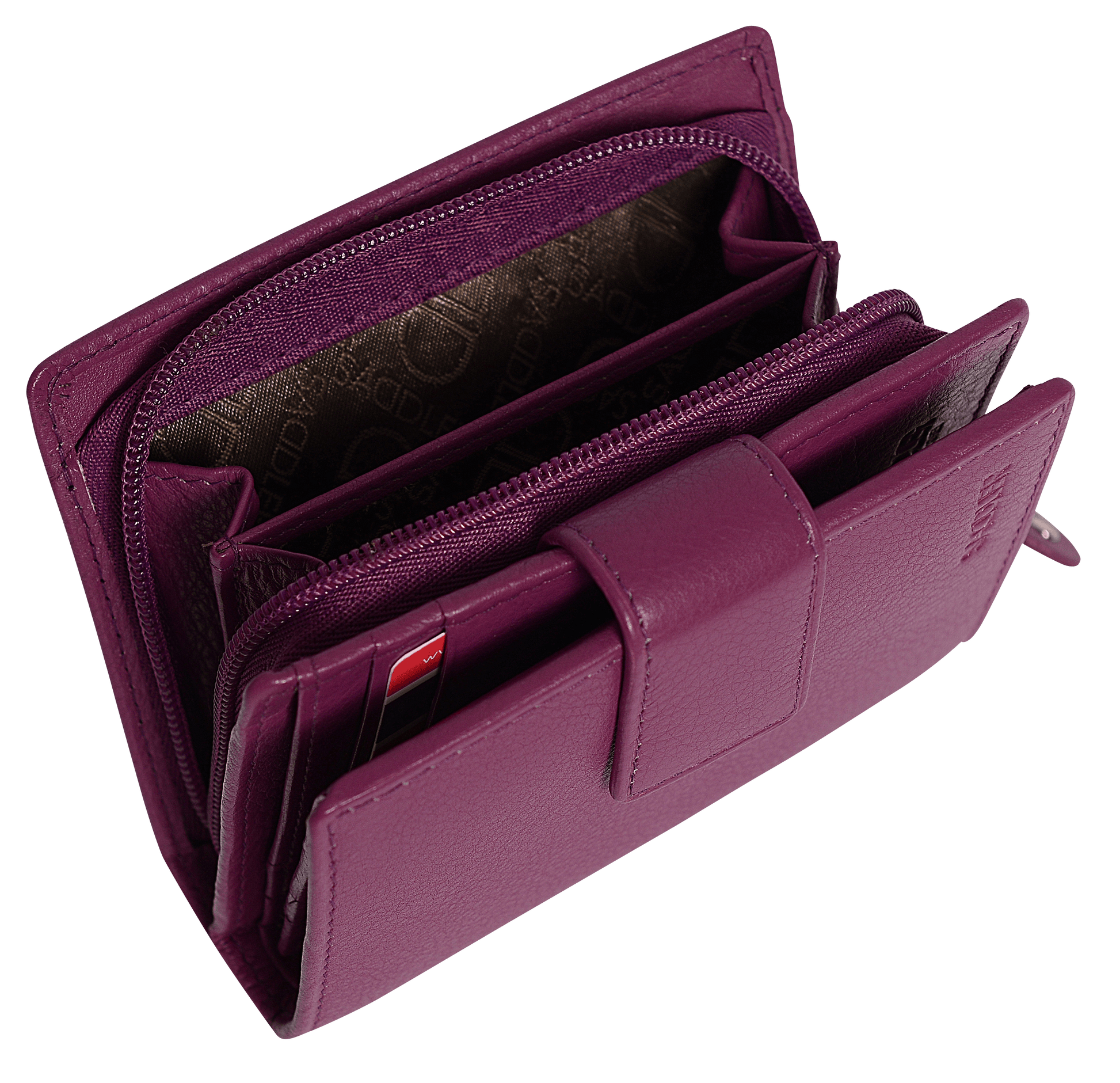 Emily Handmade Leather Mid Size Wallet with RFID Protection