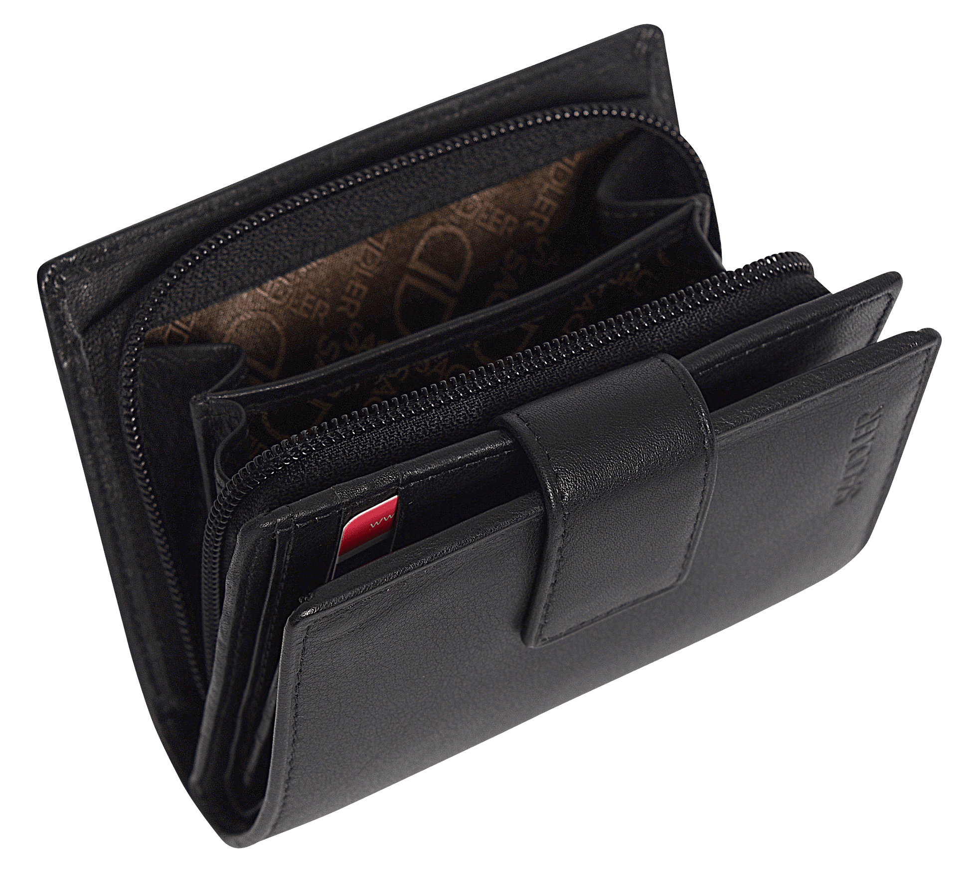 Emily Handmade Leather Mid Size Wallet with RFID Protection