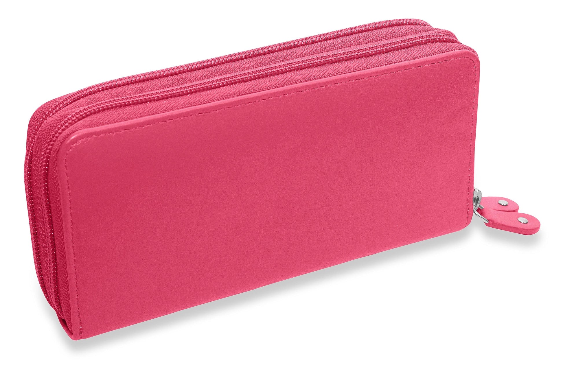 Gabriella Leather Double Zip Around Purse with RFID Protection