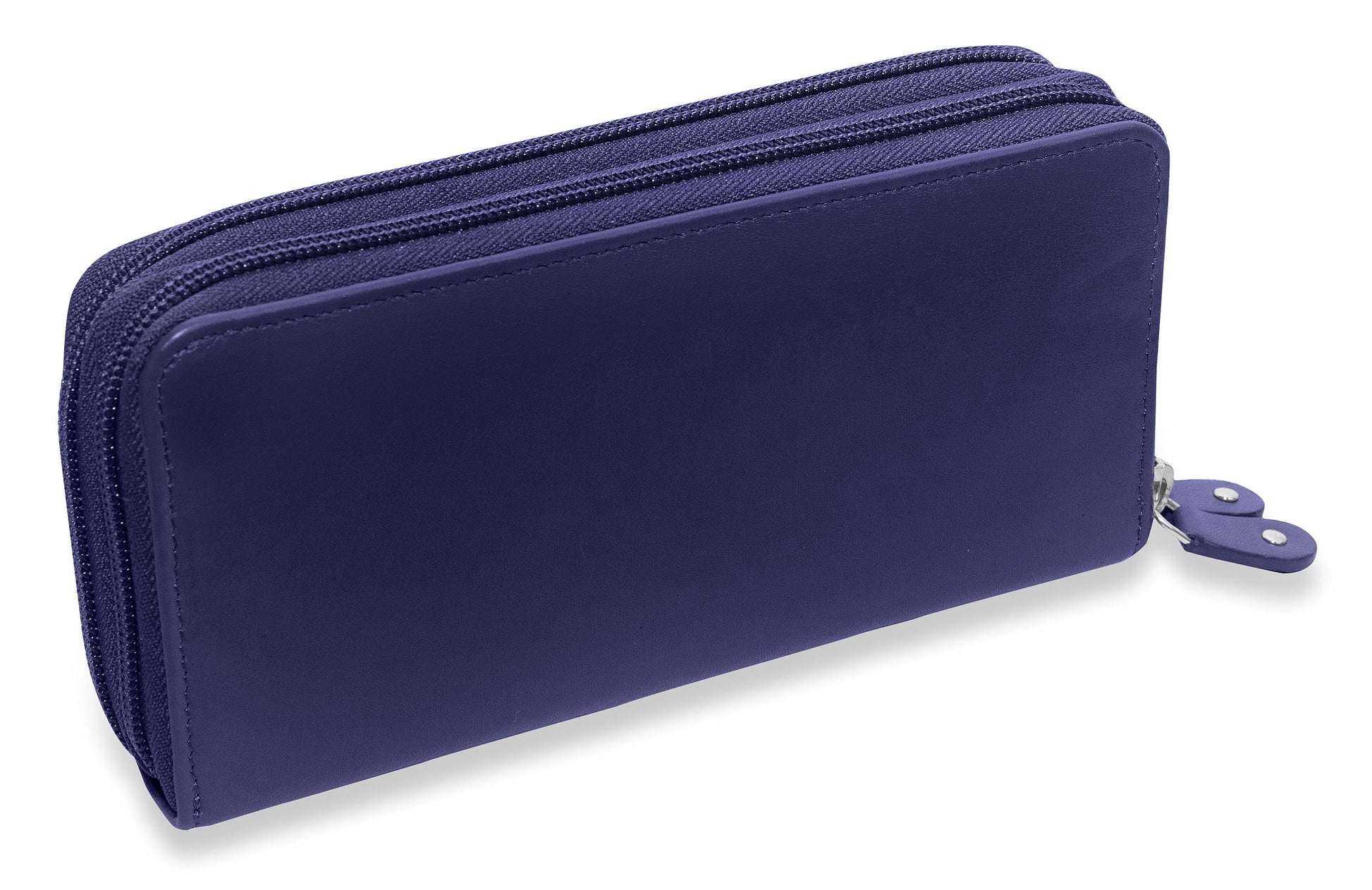 Gabriella Leather Double Zip Around Purse with RFID Protection