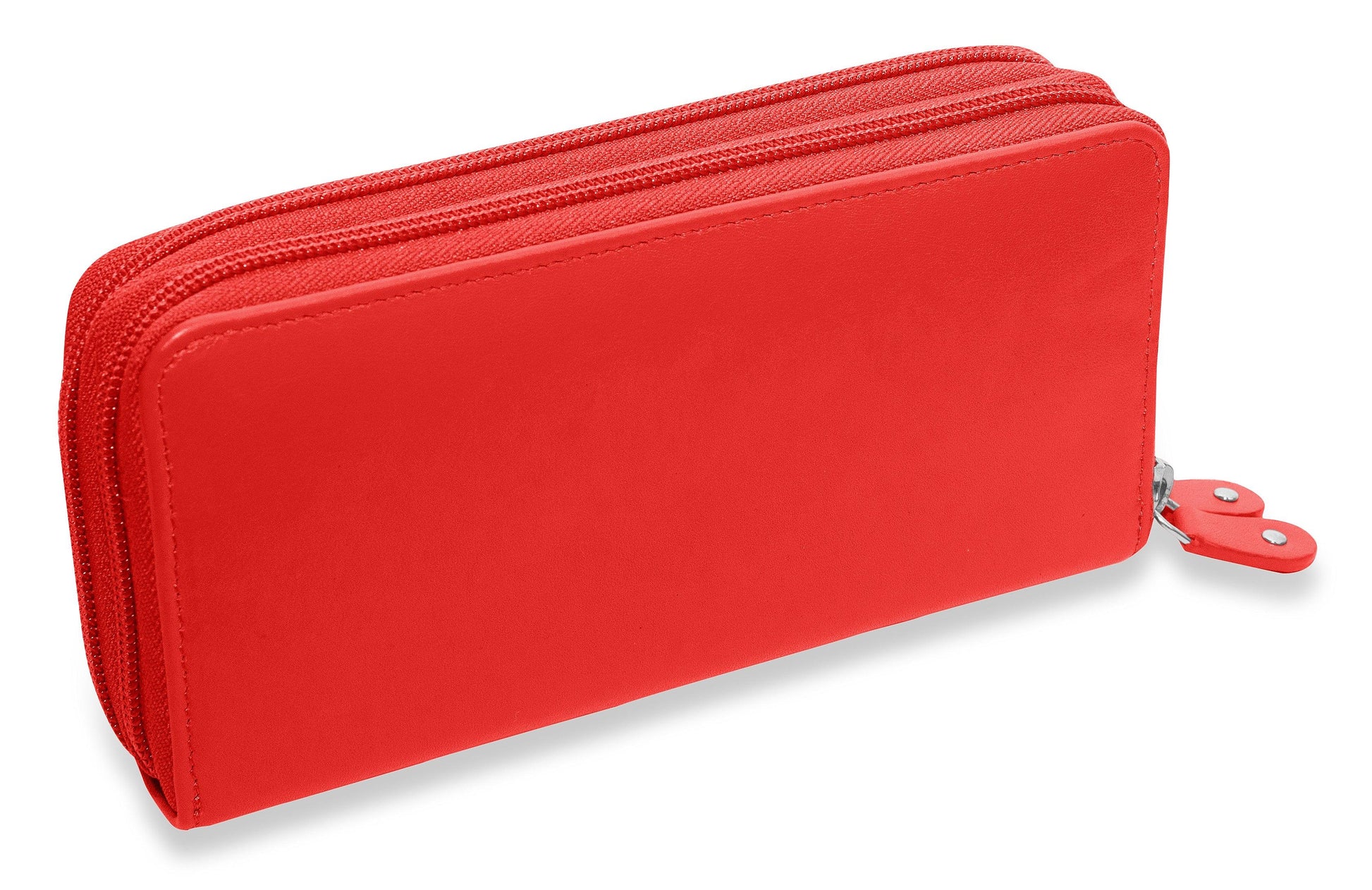 Gabriella Leather Double Zip Around Purse with RFID Protection