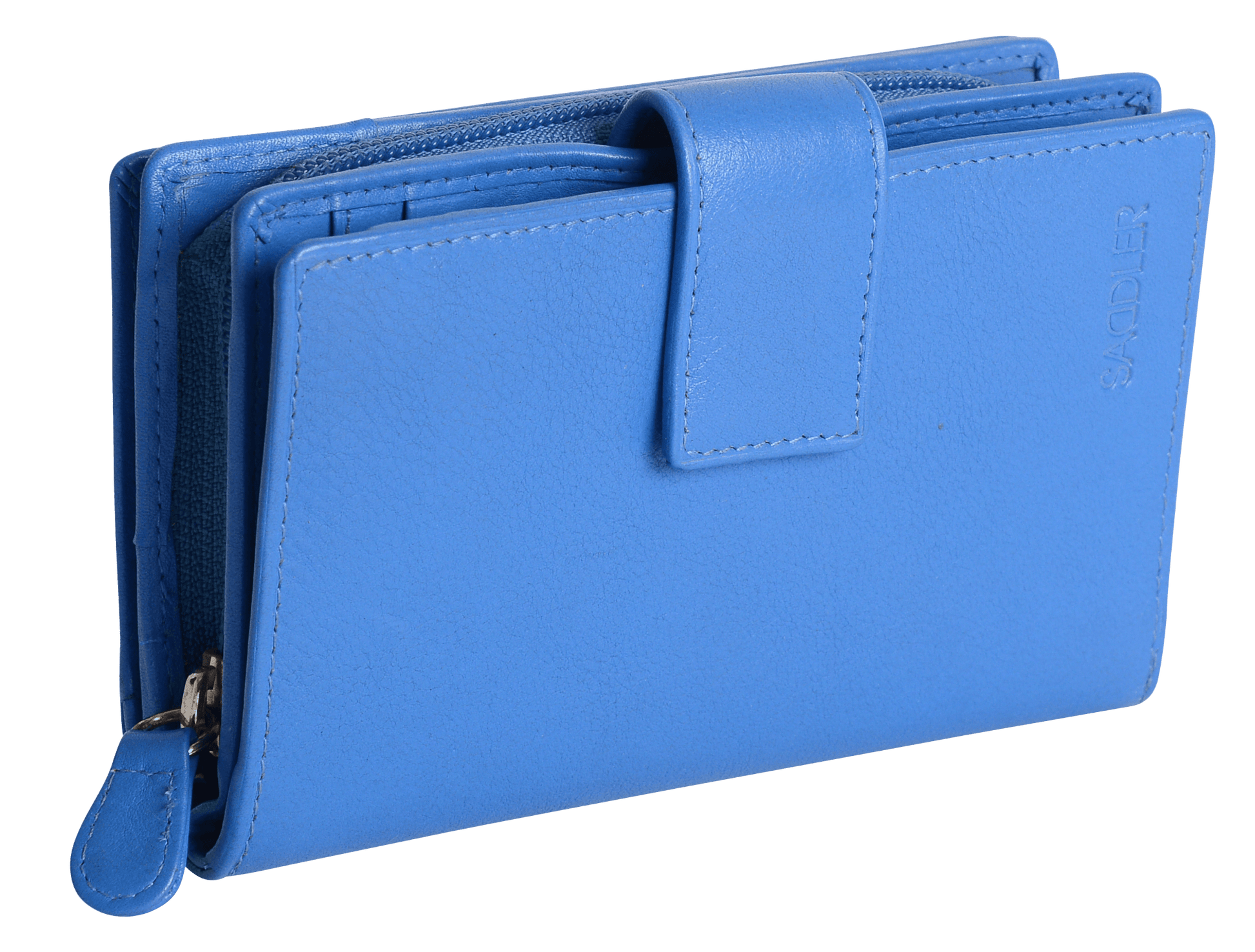 Georgie Leather Double Sided Purse with 13 Card Slots and RFID Protection