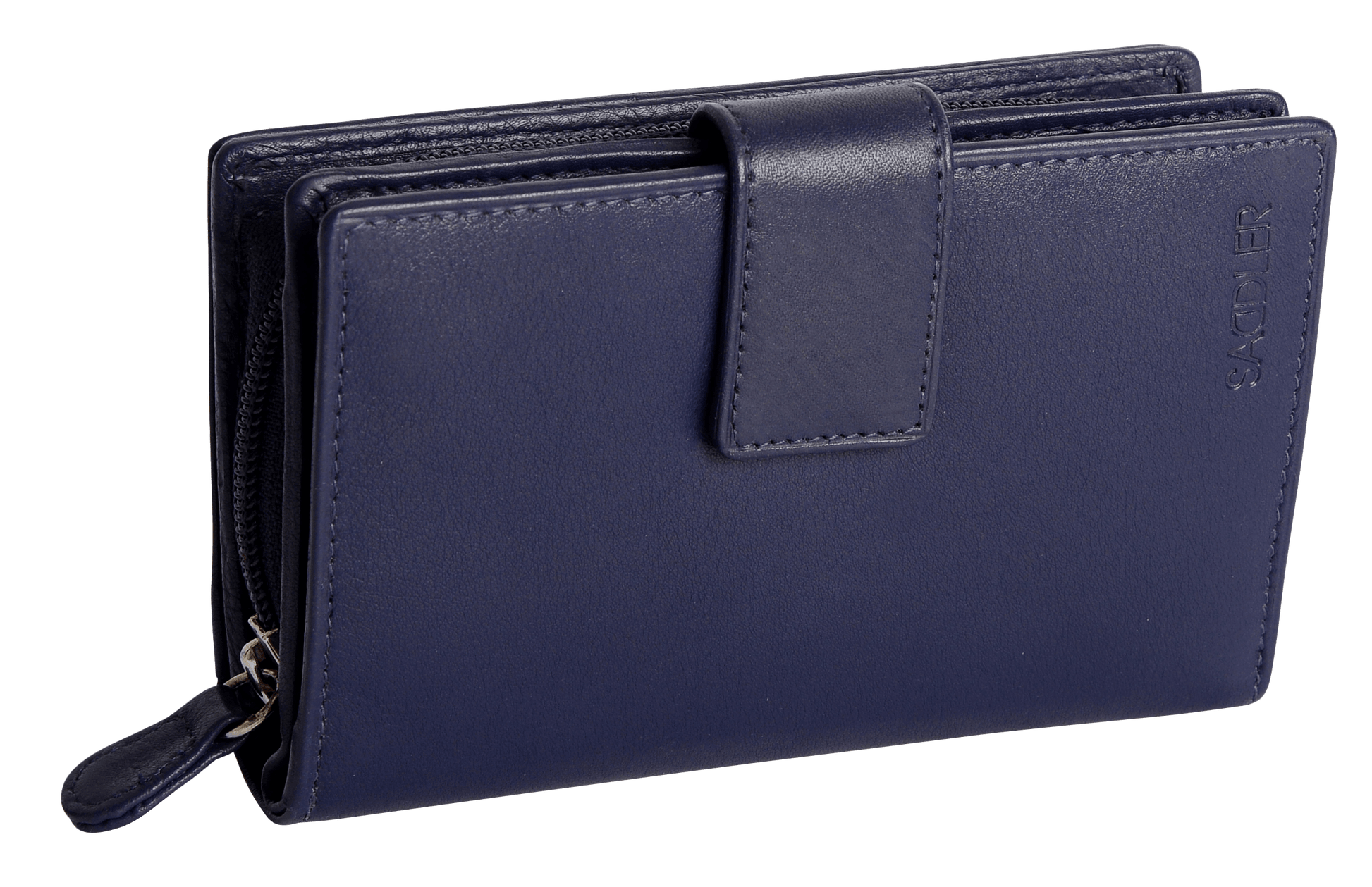 Georgie Leather Double Sided Purse with 13 Card Slots and RFID Protection
