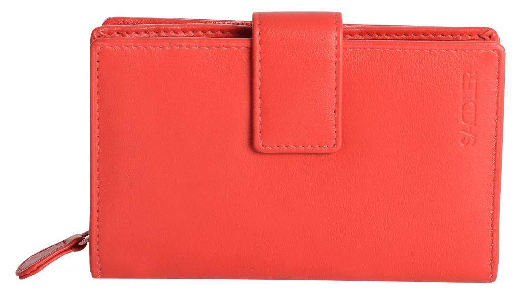 Georgie Leather Double Sided Purse with 13 Card Slots and RFID Protection