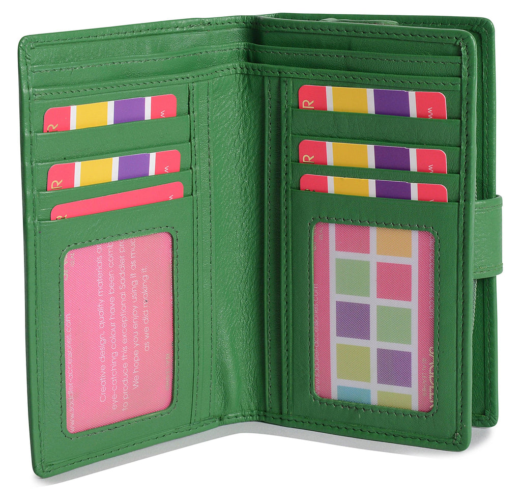 Holly Leather Purse Wallet Handmade RFID Protected