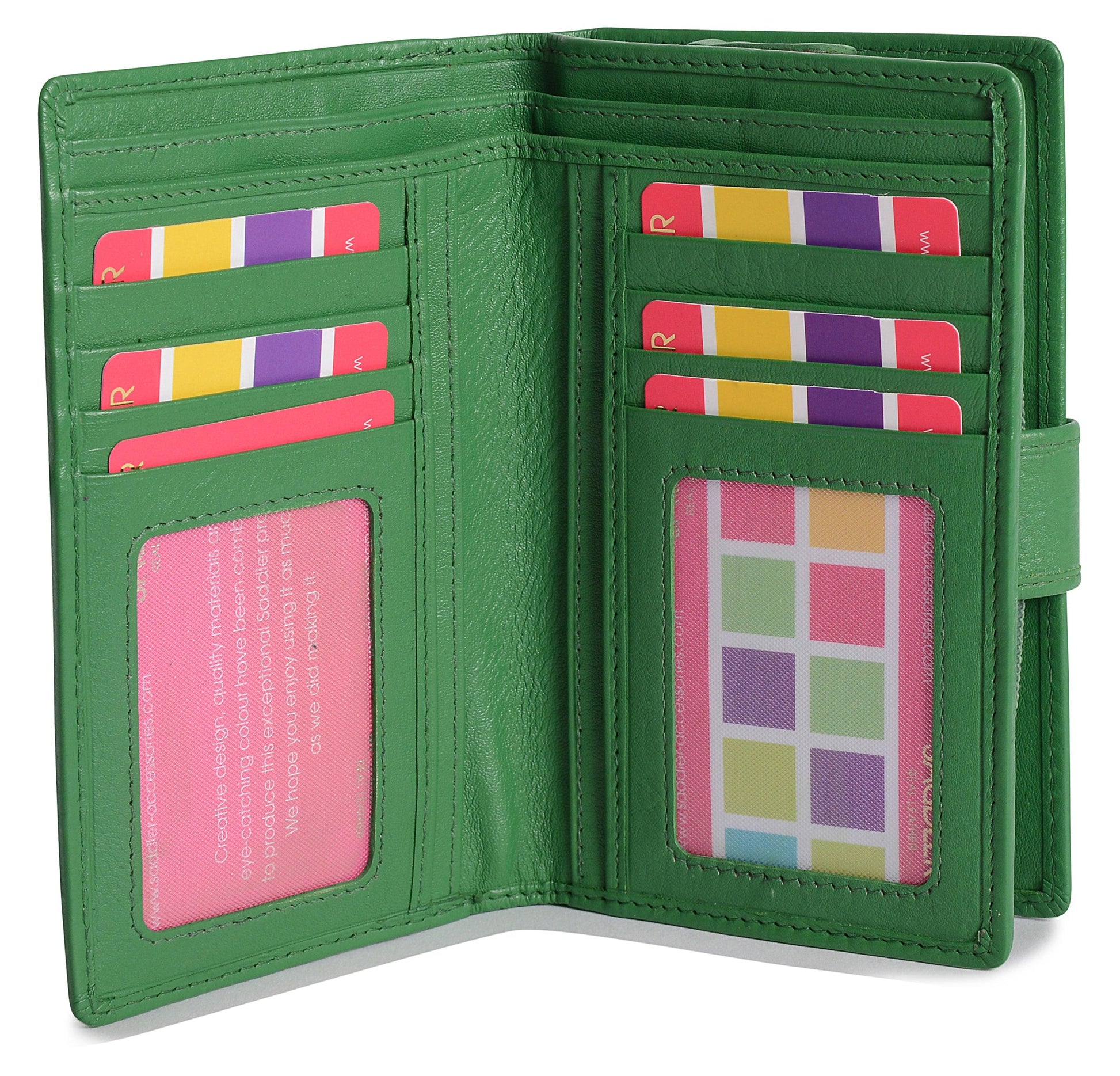 Holly Leather Purse Wallet Handmade RFID Protected