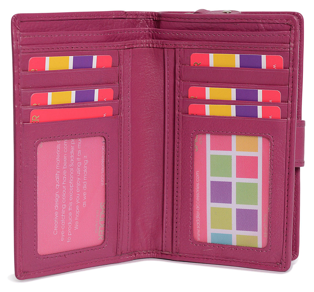 Holly Leather Purse Wallet Handmade RFID Protected