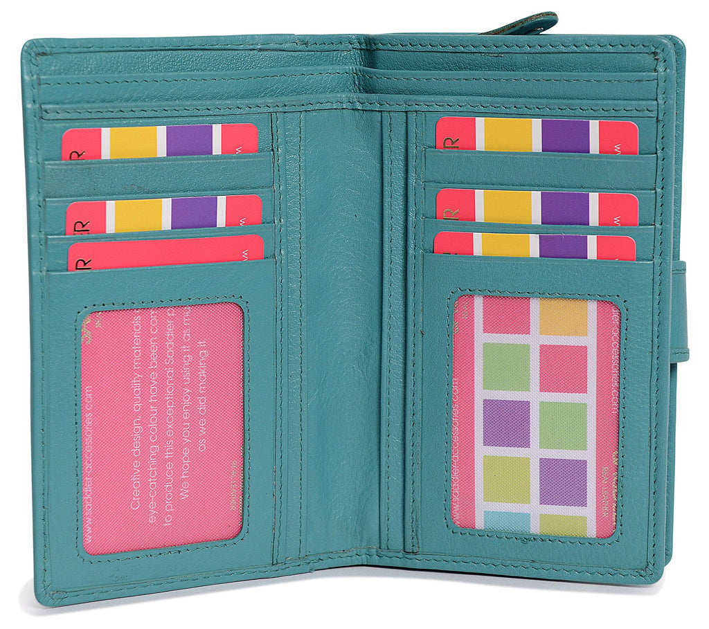 Holly Leather Purse Wallet Handmade RFID Protected