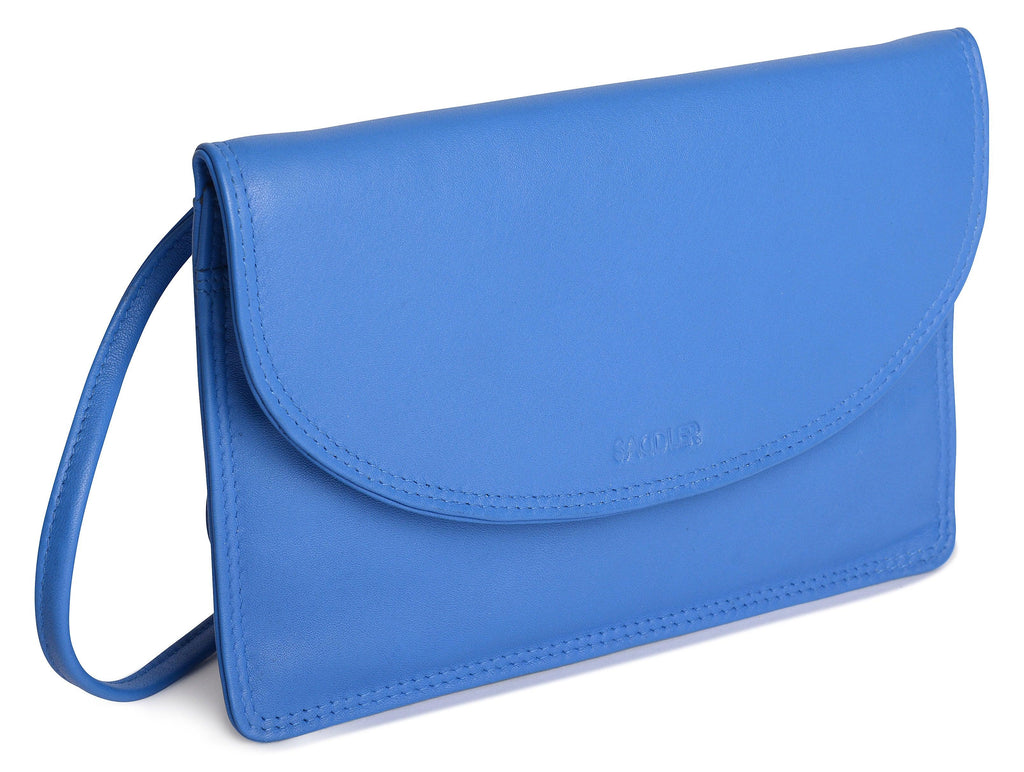 Isabelle Leather Slimline Crossbody Bag with Adjustable Strap