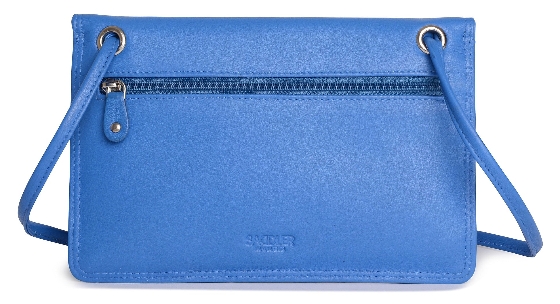 Isabelle Leather Slimline Crossbody Bag with Adjustable Strap