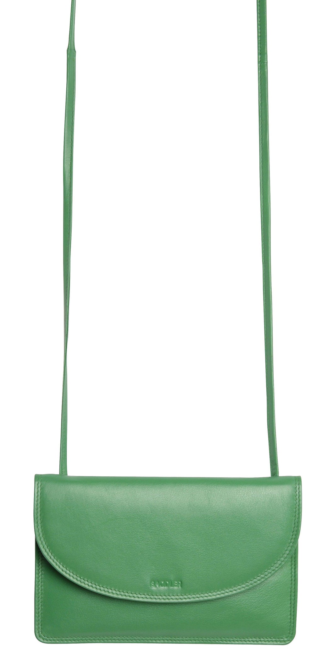 Isabelle Leather Slimline Crossbody Bag with Adjustable Strap