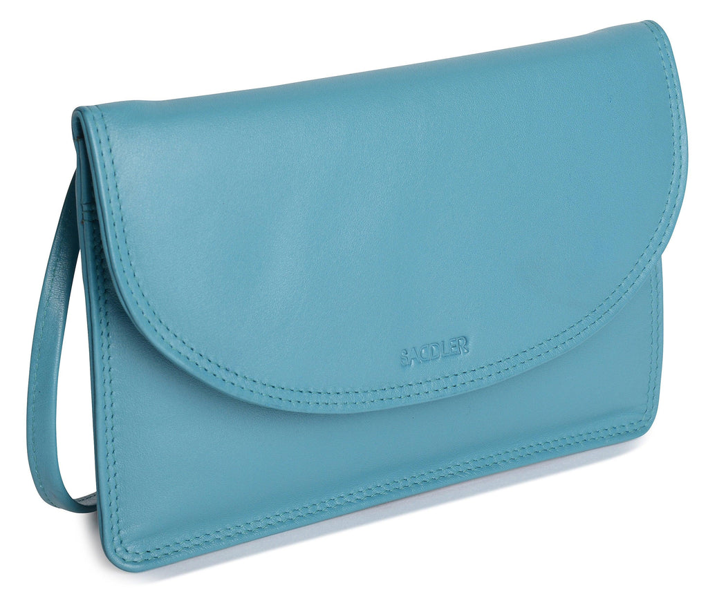 Isabelle Leather Slimline Crossbody Bag with Adjustable Strap