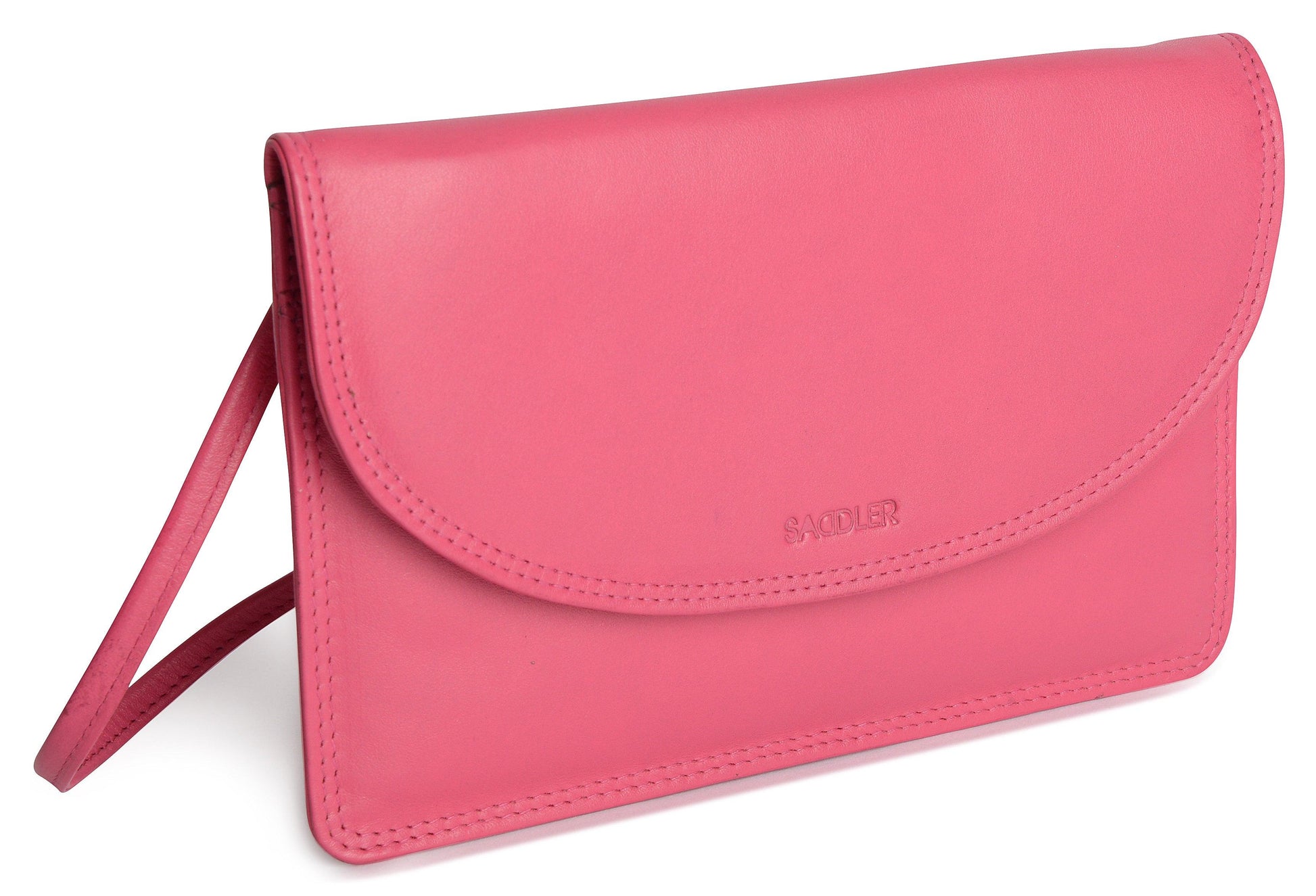 Isabelle Leather Slimline Crossbody Bag with Adjustable Strap